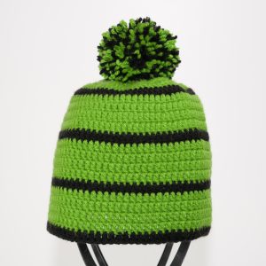 Grün-Schwarz-Mütze