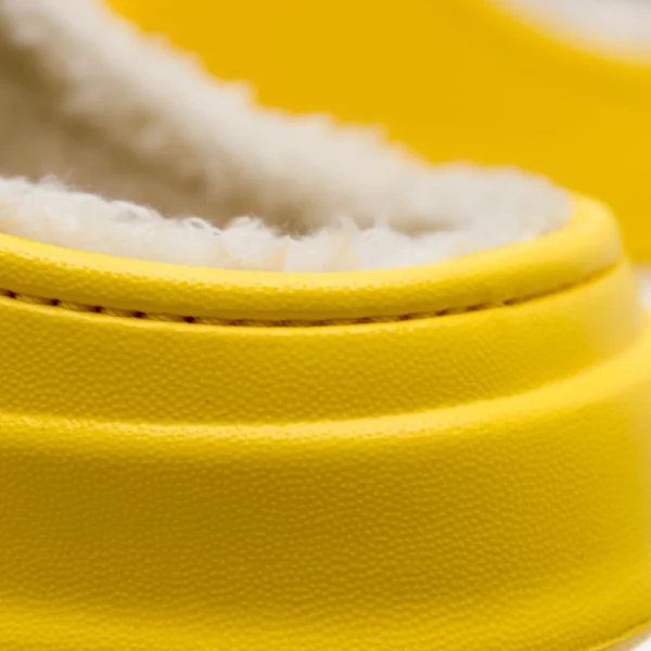 Avispas Veganer Bio-Winter-Clog - Simson, gelb – Bild 3