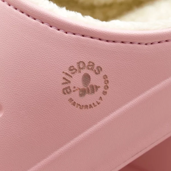 Avispas Veganer Bio-Winter-Clog - Simson, rosa – Bild 4